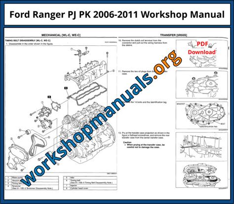 Ranger 2011 Workshop Manual