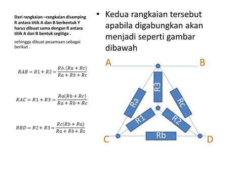 rangkaian bintang segitiga