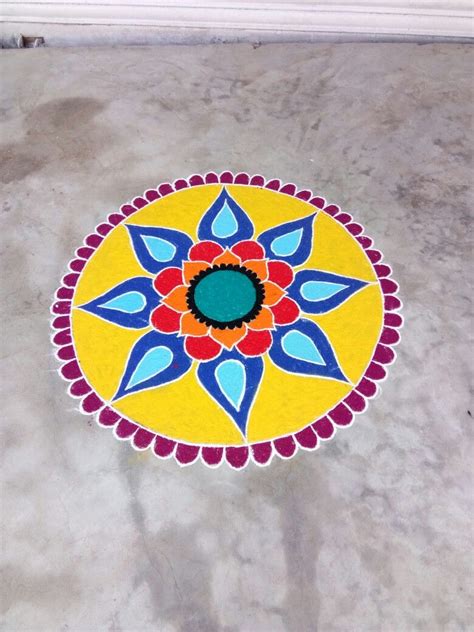 Rangoli Designs Circle