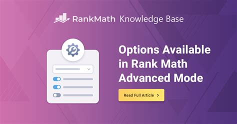 Rank Math 039 S Advanced Mode  available Module Math Mode - Math Mode