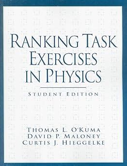 Read Ranking Task Exercises In Physics 6Th Edition 