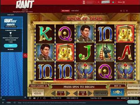 rant casino 20 free spins