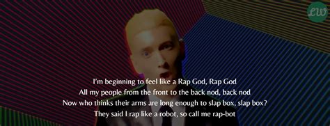 rap god lyrics svenska