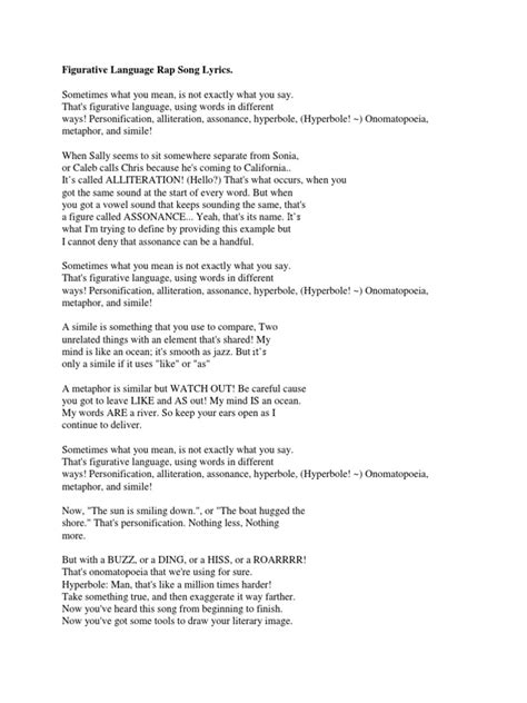 rap songs with figurative language qxzb org