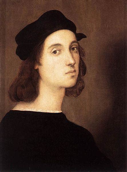 raphael self portrait in a convex
