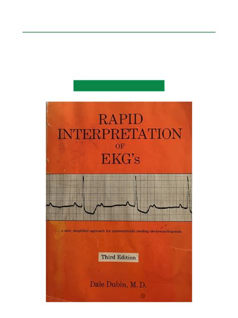 Rapid Interpretation Of Ekgs 3rd Edition
