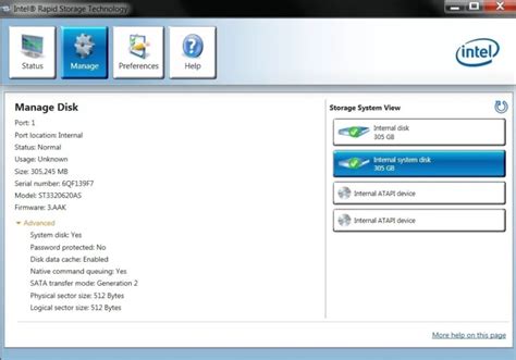 Rapid Storage Technology Driver