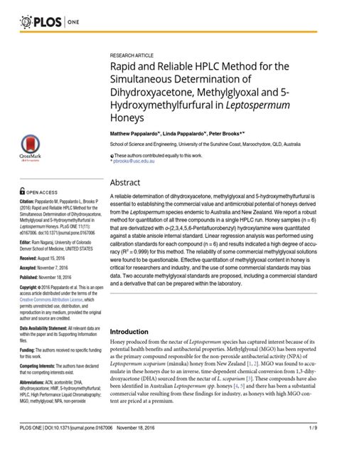 Read Online Rapid And Reliable Hplc Method For The Determination Of 