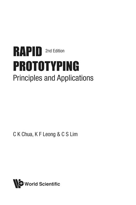 Download Rapid Prototyping By Chee Kai Chua 