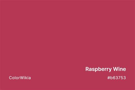raspberry colored