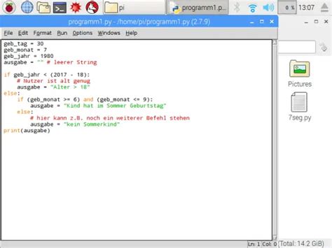 Raspberry Pi Programmieren Mit Python