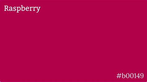 raspberry the color
