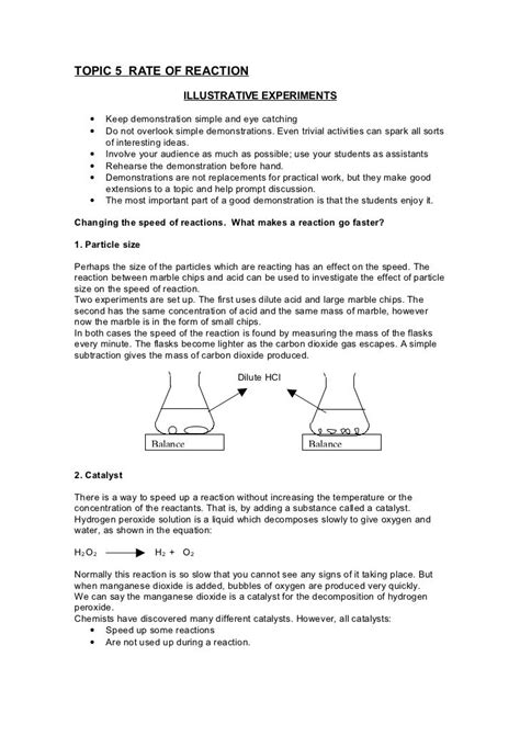 Full Download Rate Of Reaction Lab Answers 