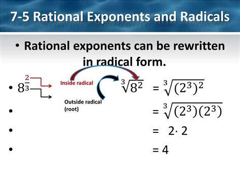 rational exponents and radical expressions quizzes