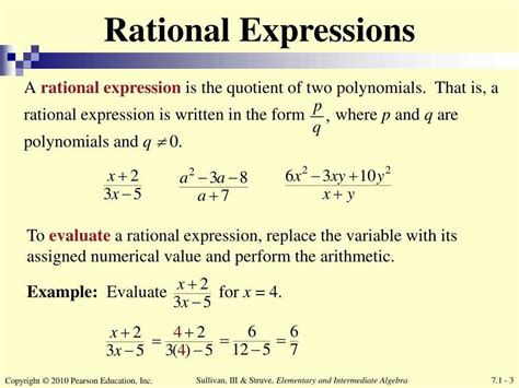 Rational Expressions And Functions Unit Test Part 1