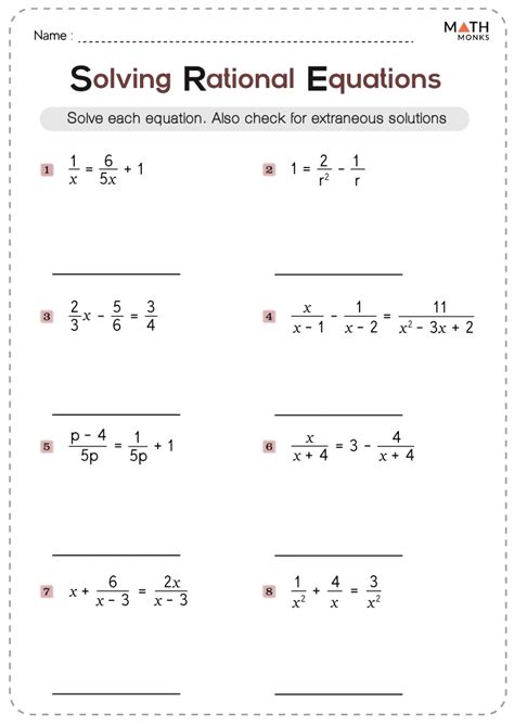 Rational Expressions Worksheets Pdfs Mathwarehouse Com Adding Subtracting Rational Expressions Worksheet - Adding Subtracting Rational Expressions Worksheet