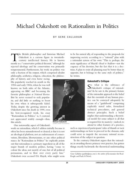 rationalism in politics michael oakeshott pdf