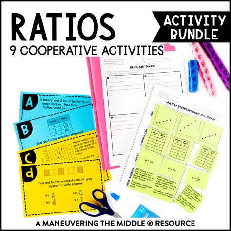 Ratios Activity Bundle 6th Grade Maneuvering The Middle Teaching Ratios 6th Grade - Teaching Ratios 6th Grade