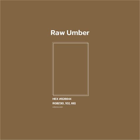 raw umber color