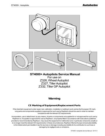 Full Download Raymarine St4000 User Guide 