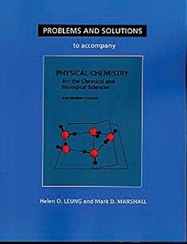 raymond chang physical chemistry solutions manual