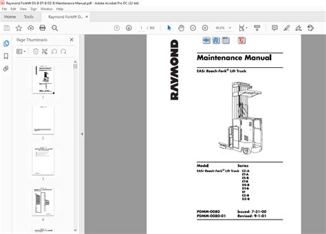 raymond easi operator manual