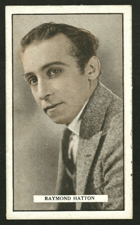 raymond hatton biography