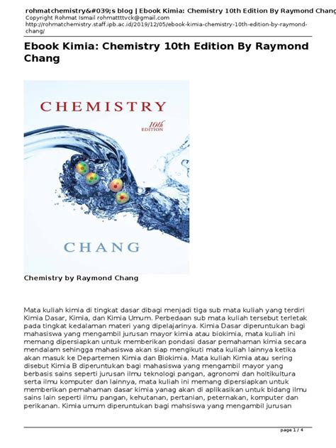 Full Download Raymond Chang 10Th Edition Pdf 