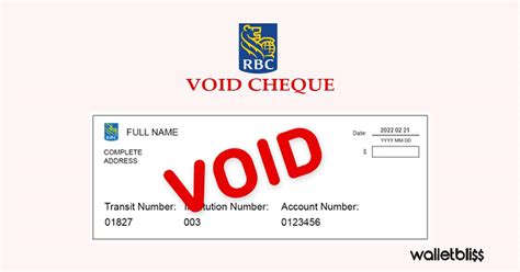 Rbc Void Cheque