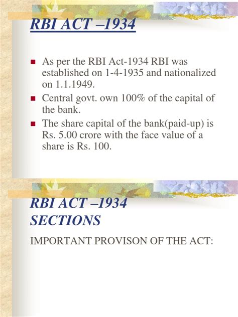 Rbi Act Pdf