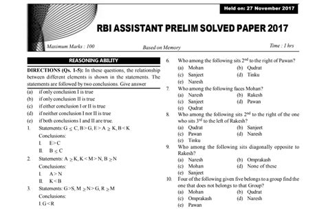Download Rbi Exam Paper 