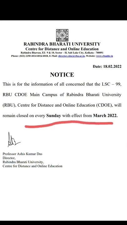 Rbu Dde Notice