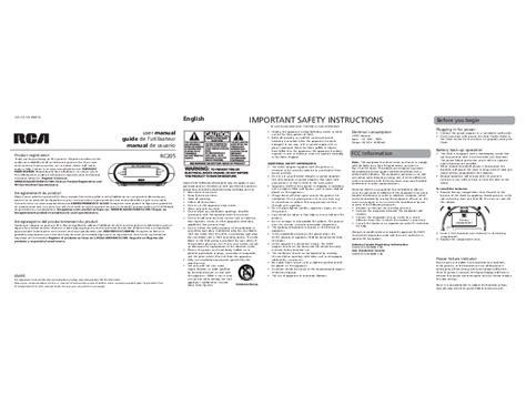 Rca User Manuals