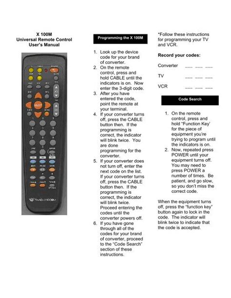 Read Online Rca Remote Control User Guide 