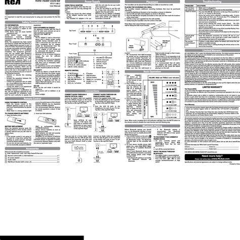 Download Rca Rts7110B User Guide 