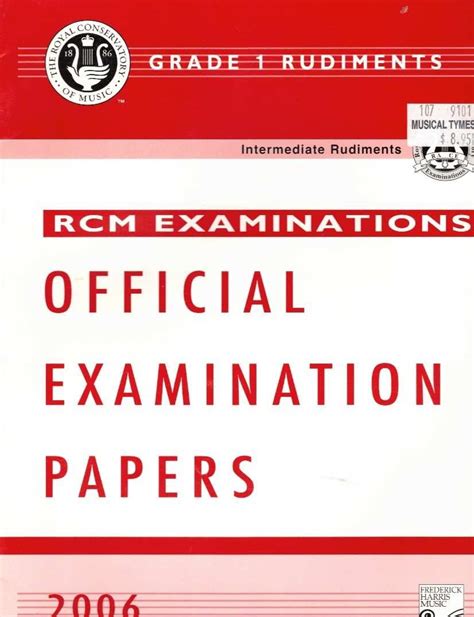 Read Online Rcm Advanced Rudiments Exams Paper 