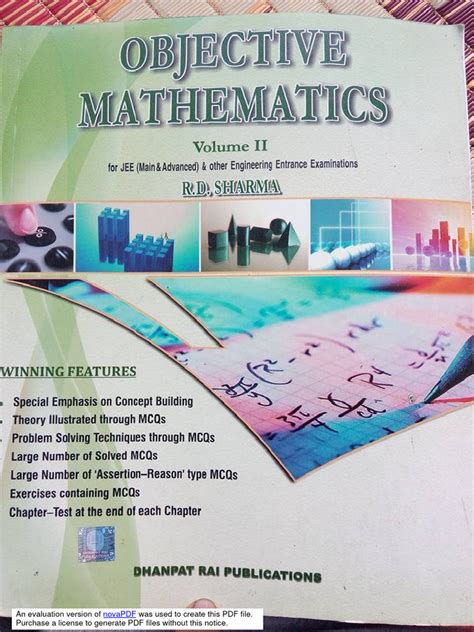 Rd Sharma Objective Mathematics Pdf