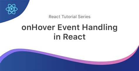 React Hover Event