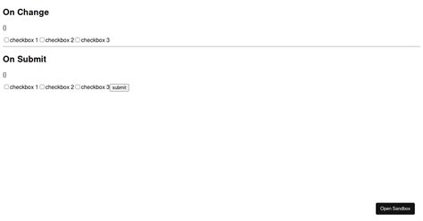reacthookformcheckboxonchange Codesandbox