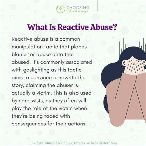 Reactive Abuse Meaning