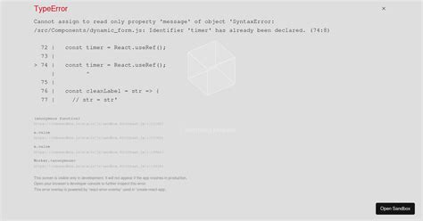 reactjsonschemaformmui examples CodeSandbox