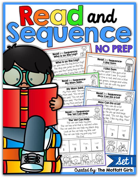 Read And Sequence Build Fluency And Comprehension Moffatt Read And Sequence Worksheet - Read And Sequence Worksheet