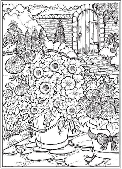 Read Download Magnificent Garden Coloring Book Pdf Pdf Easy Garden Coloring Pages - Easy Garden Coloring Pages