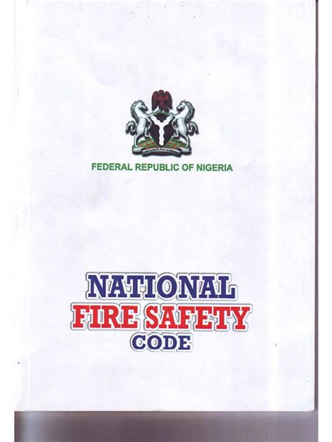 Read National Fire Safety Code In Nigeria Silooo