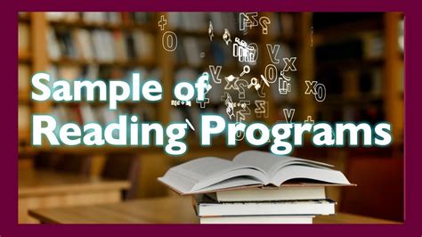 read program YouTube