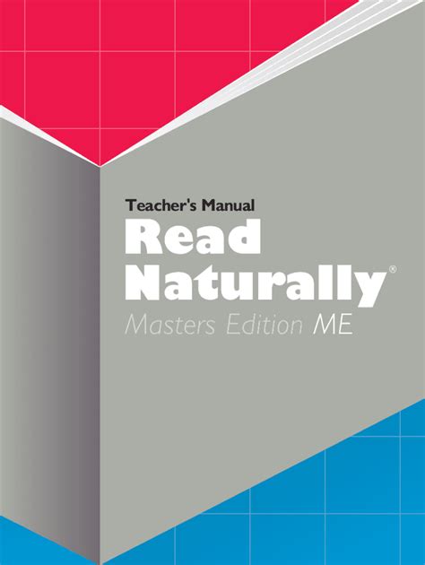 Full Download Read Naturally Masters Edition Me Teachers Manual 