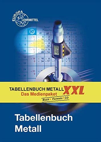 Full Download Read Tabellenbuch Metall Xxl Online Tabellenbuch 