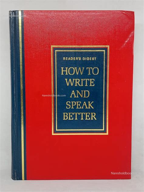Readers Digest How To Write And Speak Better