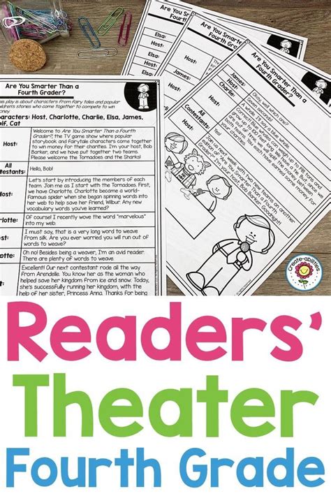 Readers Theatre 4th Grade Teaching Resources Tpt Reader S Theater 4th Grade - Reader's Theater 4th Grade