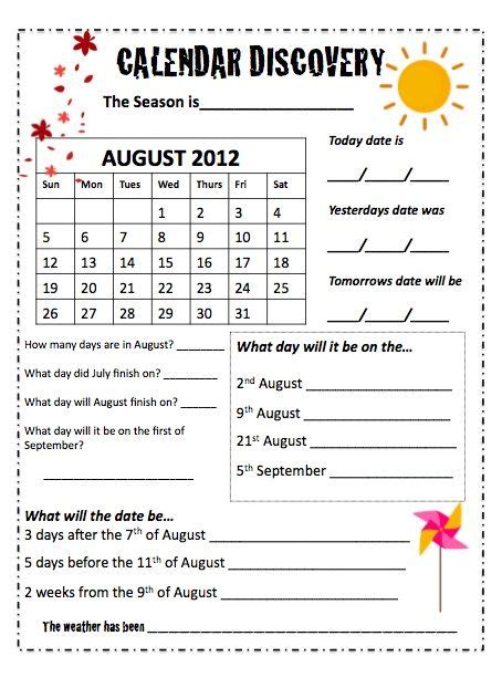 Reading A Calendar Worksheet Education Com Calendar Worksheet For 1st Grade - Calendar Worksheet For 1st Grade